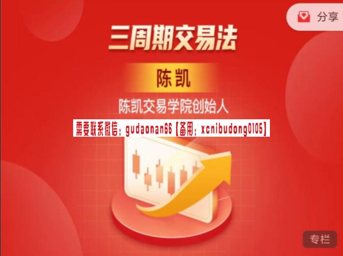 诸葛就是不亮  陈凯 期权交易系统视频课程-波段交易技术图解