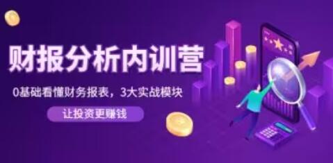 张新民 财报分析内训营 0基础看懂财务报表视频课程-期货波段交易心得