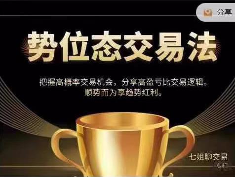 七姐职业交易 系统势位态交易法（短线+中线交易）-期货波段交易的依据